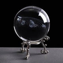 Load image into Gallery viewer, 3D SOLAR SYSTEM CRYSTAL BALL
